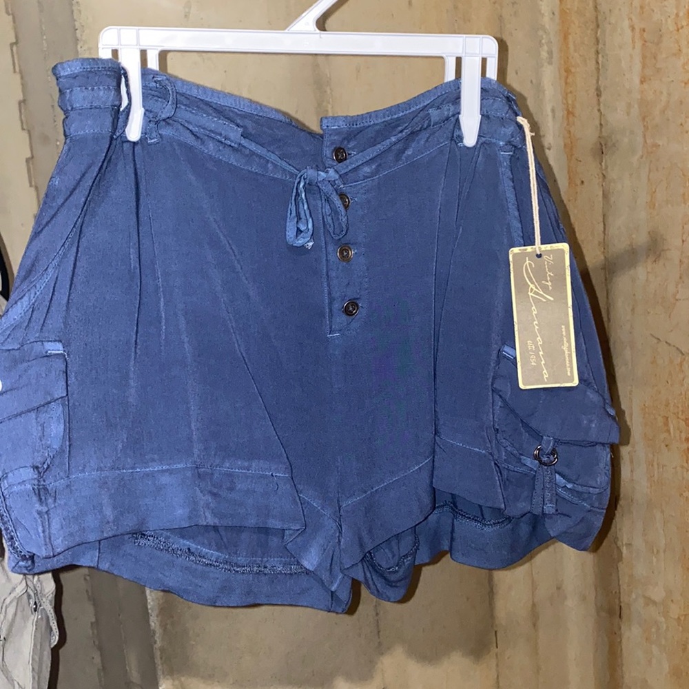 Vintage Havana navy blue shorts